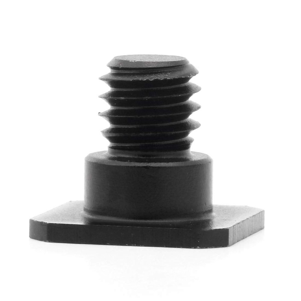 FEICHAO 1/4 Female to 3/8 Male Adapter Screw for Lampholder Hot Shoe Conversion Screw (Black)
