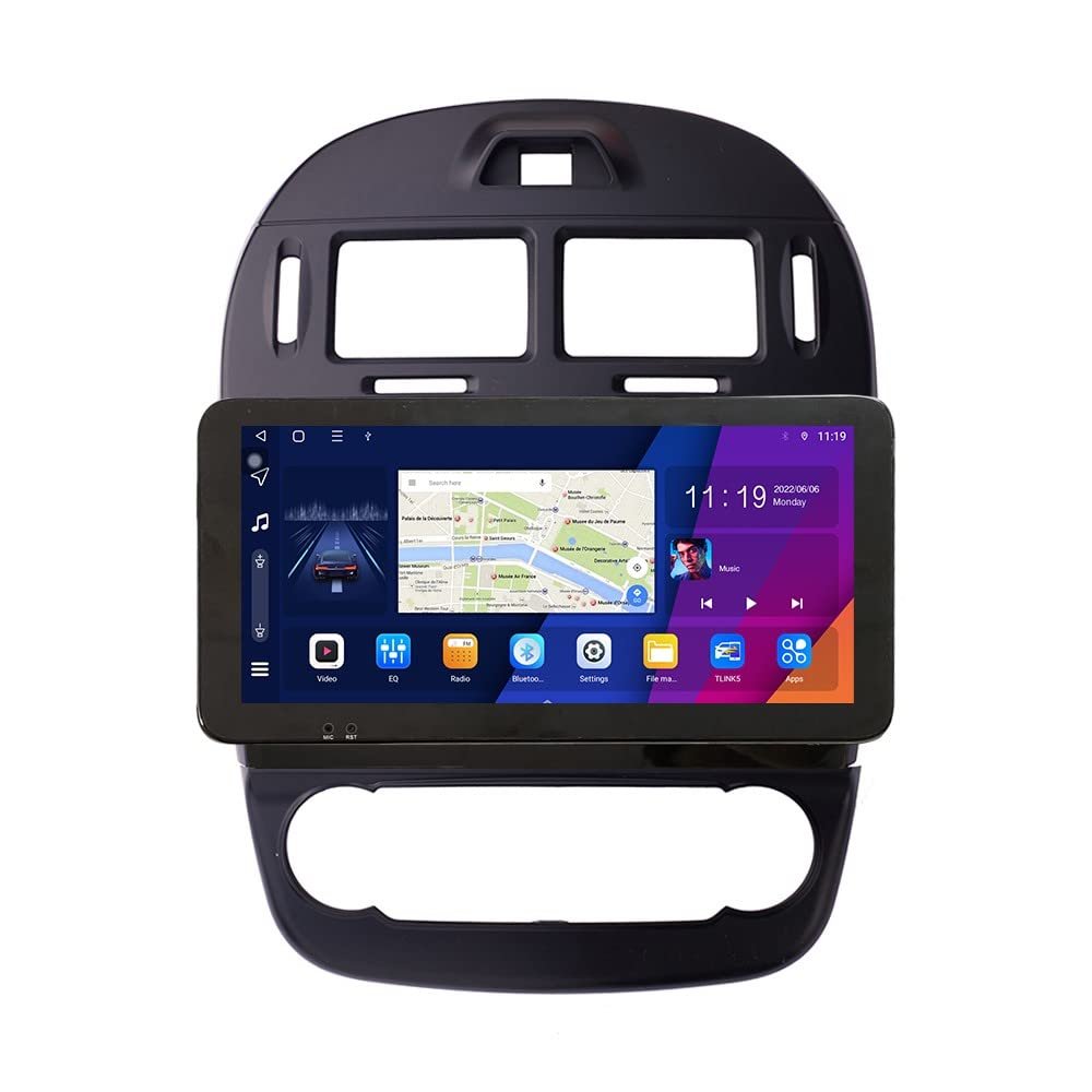 ZERTRAN 10.33" QLED/IPS 1600x720 Touchscreen CarPlay & Android Auto Android Autoradio Car Navigation Stereo Multimedia Player GPS Radio DSP Forkia cerato 2017-2019 high