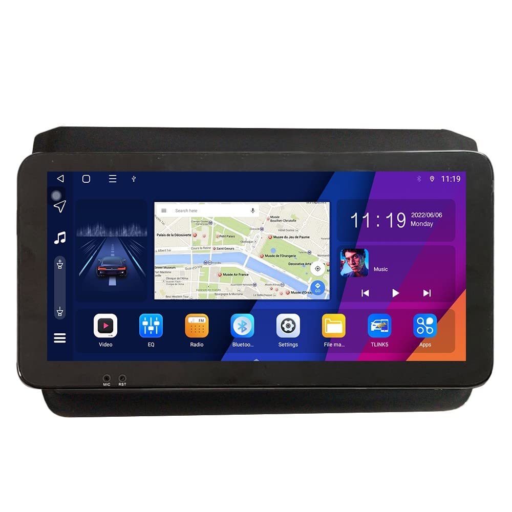 ZERTRAN 10.33" QLED/IPS 1600x720 Touchscreen CarPlay & Android Auto Android Autoradio Car Navigation Stereo Multimedia Player GPS Radio DSP Forsuzuki Swift 2017-2020