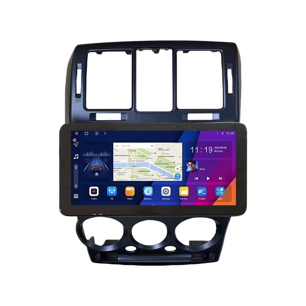 ZERTRAN 10.33" QLED/IPS 1600x720 Touchscreen CarPlay & Android Auto Android Autoradio Car Navigation Stereo Multimedia Player GPS Radio DSP Forhyundai Getz 2002-2011 RHD