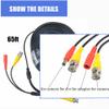 SLLEA 65ft Black BNC Video Power Wire Cord Replacement for Camera Cable SDE-4003 SDE-5003 view 4
