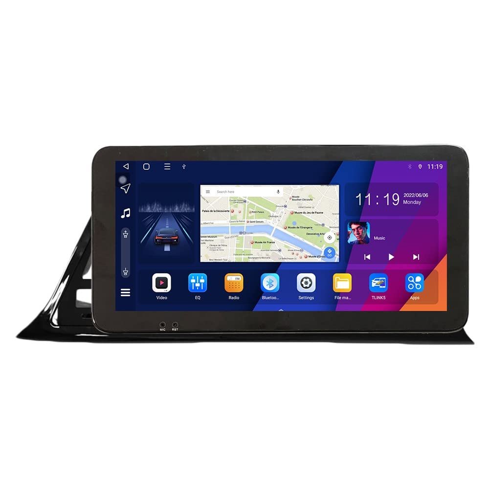 ZERTRAN 10.33" QLED/IPS 1600x720 Touchscreen CarPlay & Android Auto Android Autoradio Car Navigation Stereo Multimedia Player GPS Radio DSP Fortoyota c-hr 2018 RHD