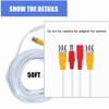 SLLEA 50ft White Video Power BNC Cable Cord Lead Wires Replacement for Kguard CCTV DVR Security Cameras view 3