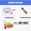 SLLEA 50ft White Video Power BNC Cable Cord Lead Wires Replacement for Kguard CCTV DVR Security Cameras view 4
