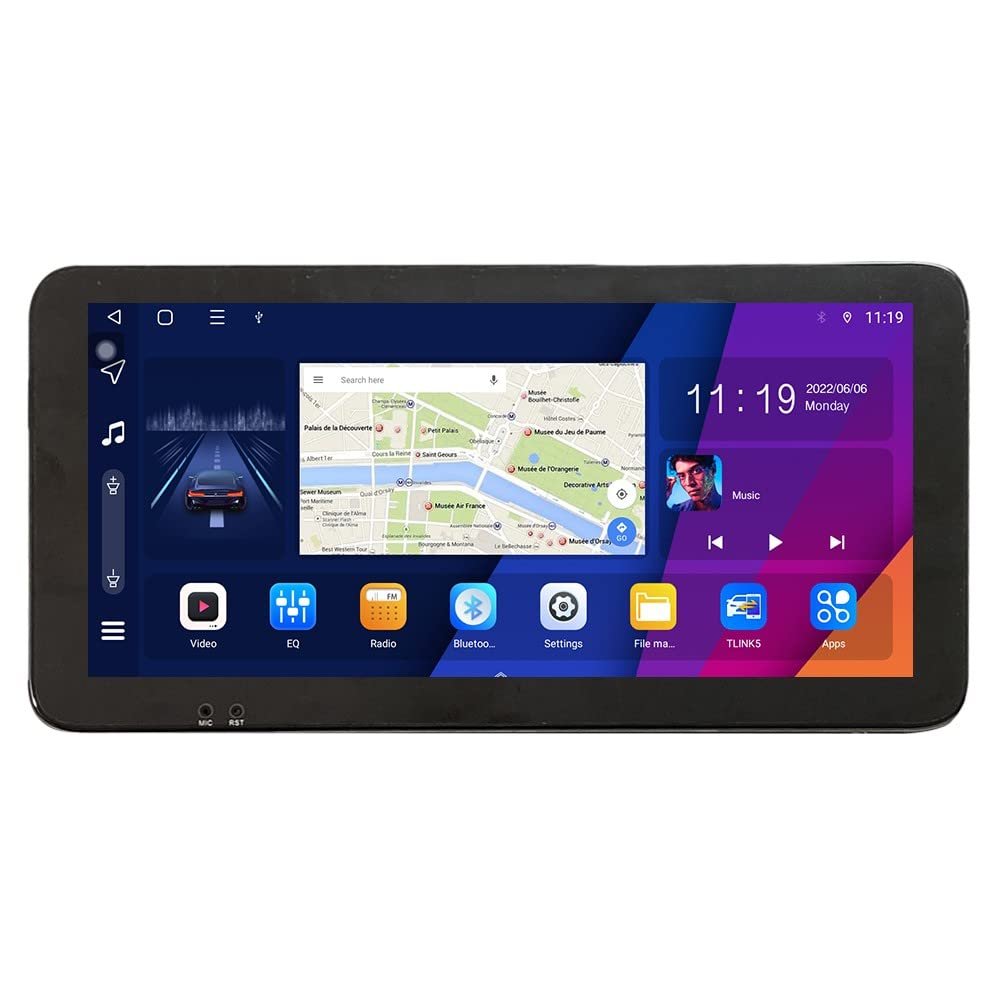 ZERTRAN 10.33" QLED/IPS 1600x720 Touchscreen CarPlay & Android Auto Android Autoradio Car Navigation Stereo Multimedia Player GPS Radio DSP Forhyundai forElantra 2004-2011