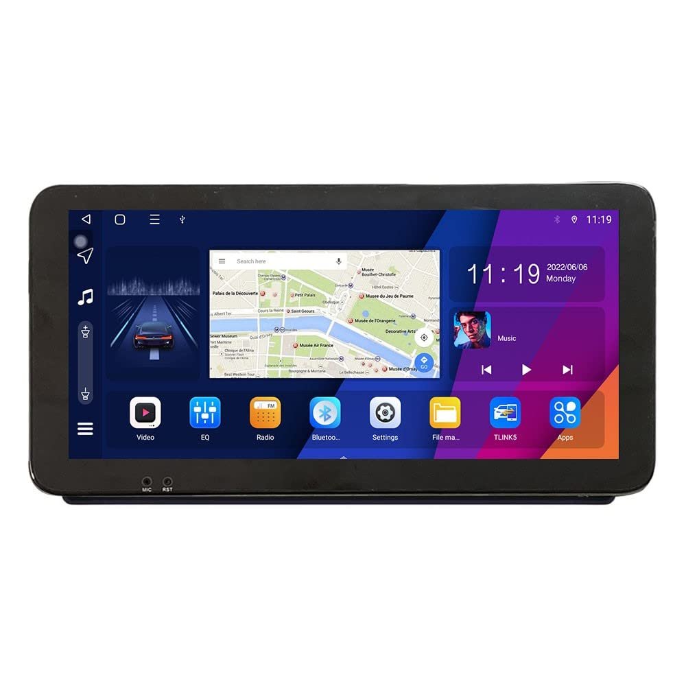 ZERTRAN 10.33" QLED/IPS 1600x720 Touchscreen CarPlay & Android Auto Android Autoradio Car Navigation Stereo Multimedia Player GPS Radio DSP Fortoyota Land Cruiser 2002