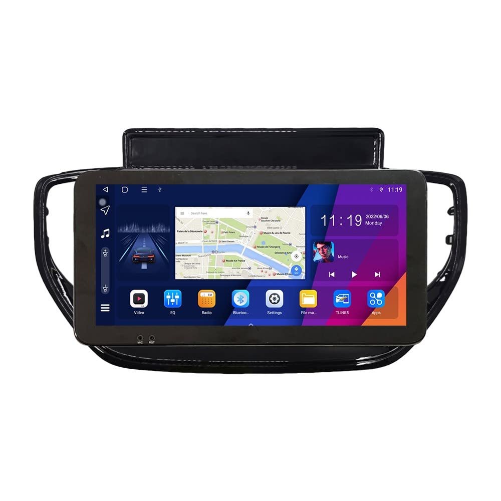 ZERTRAN 10.33" QLED/IPS 1600x720 Touchscreen CarPlay & Android Auto Android Autoradio Car Navigation Stereo Multimedia Player GPS Radio DSP Forhyundai Verna 2020-2021 lhd