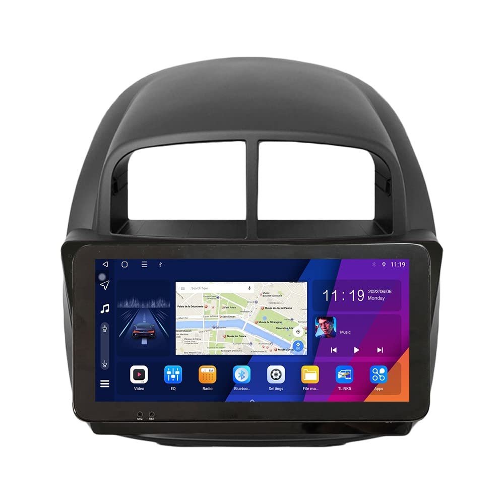 ZERTRAN 10.33" QLED/IPS 1600x720 Touchscreen CarPlay & Android Auto Android Autoradio Car Navigation Stereo Multimedia Player GPS Radio DSP Forperodua myvi 2005-2009 Daihatsu sirion 2005-2009