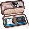 Case Compatible with Texas Instruments TI-Nspire CX II/TI Nspire CX/TI-NSPIRE CX-II T CAS/for TI-84 Plus/TI-83 Plus CE Color Graphing Calculator, Storage Holder-Pink (Box Only) view 1