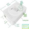 UMI Step Down Voltage 220v to 110v Converter, Travel Power Converter 220V to 110V 300W, Good Power Transformer for Overseas, Step Down Power Voltage Converter- US to Europe Voltage Converter view 4