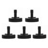 BGNing Thumb Screw Camera Mount Screw 1/4 Male to Female Threaded Camera Tripod Adapter Microphone Stand Adapter for Camera Mounting Plate Flash Bracket (5pcs Black) view 1