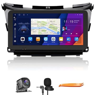 Car CarPlay Android Auto Navigation Stereo GPS Radio Reverse Camera Display 10.33" QLED Touchscreen Headunit Tablet Pad Media Player for Nissan Murano 2015-2024, if Applicable Octa Core 4G+64G