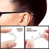 ARTIBETTER 20 Pairs Silicone Eyeglass Ear Grips Non-Slip Ear Hooks for Sunglasses Glasses - Fits 4-12Mm Temples Transparent Design view 3