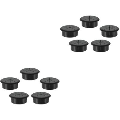 10 Pcs Wire Hole Decorative Cover Wire Hole Cover for Furniture Desk Cable Organizer Desk Hole Cover Cable Wire Grommet Desk Wire Hole Cover Cable Storage Cable Hole Cover
