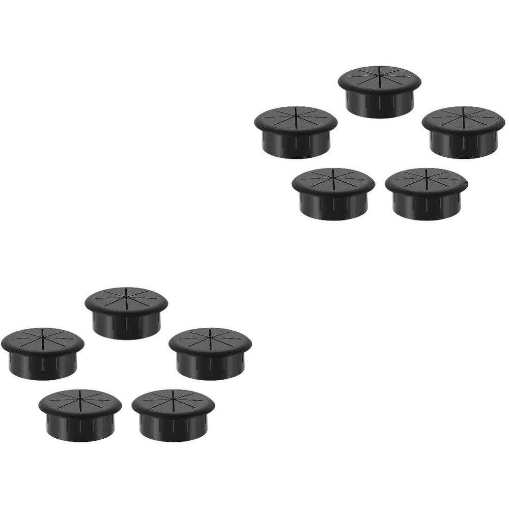 10 Pcs Wire Hole Decorative Cover Wire Hole Cover for Furniture Desk Cable Organizer Desk Hole Cover Cable Wire Grommet Desk Wire Hole Cover Cable Storage Cable Hole Cover