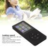Digital Music Player, Portable Digital Lossless Music MP3 MP4 Player for Kids, Ultra Thin MP3 MP4 Player with Accessories, Voice Record FM Radio Photo Viewer 1.8 Inch LCD, Support Small Memory(Black) view 2