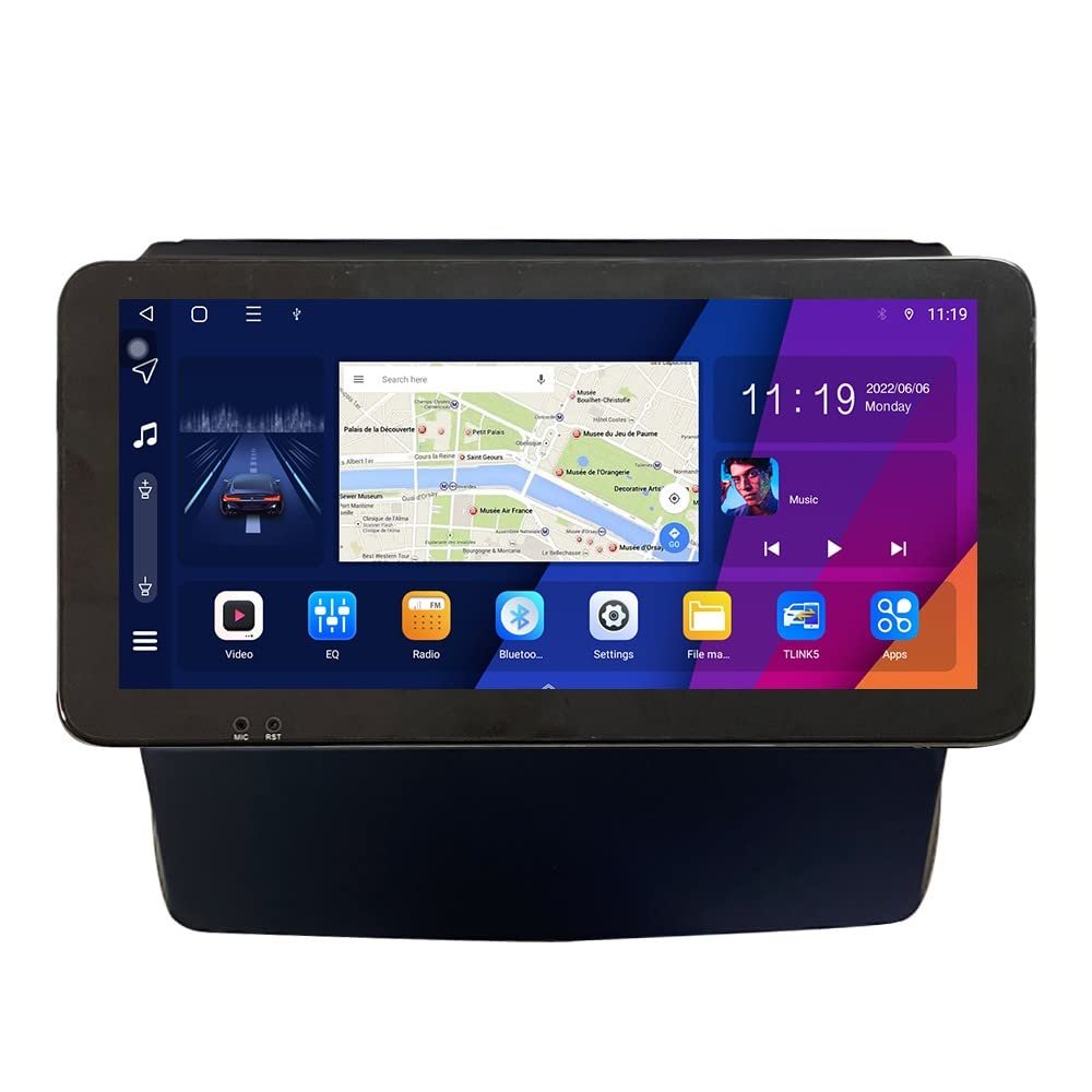 ZERTRAN 10.33" QLED/IPS 1600x720 Touchscreen CarPlay & Android Auto Android Autoradio Car Navigation Stereo Multimedia Player GPS Radio DSP Forsubaru Impreza/Forester 2017-2020