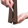 D-Line CC-3 Cable Protector, Floor Cord Channel, Wire Cover, Protect Cables & Prevent Trip Hazards - 1.8 Meter Length, Cavity 17mm (W) x 9mm (H) - Brown view 2