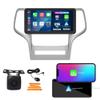 Kunfine CarPlay Android Auto Navigation Stereo GPS Radio Reverse Camera Display 10.33" QLED Touchscreen Headunit Tablet Pad Media Player for Jeep Grand Cherokee 11-13, if Applicable Octa Core 6G+128G view 1