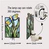 DUONAYU Stained Glass Dragonfly Night Light, Suitable for Children's Room, Bedroom, Corridor and so on, a Beautiful Gift. DYM9011 view 2