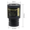 Microscope Kit Microscope Electronic Eyepiece 2.0MP USB Camera Mounting Diameter 23.2mm 30mm 30.5mm for Stereo Microscope Microscope Lens Adapters (Color : Mounting 30mm) view 3