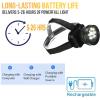 Headlamp Wearable Camera, 1080P Headlamp Headlight Body Cam, IPX4, Rechargeable Hands Head Mounted Camera with Flashlight for Outdoor Running, Camping, Hiking, view 4