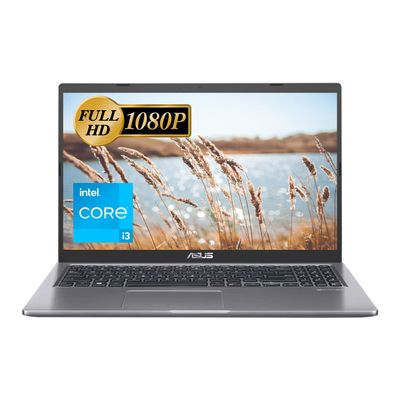ASUS VivoBook 15 Laptop, 15.6 Full HD Screen, Intel Core i3-1115G4, 8GB RAM, 256GB SSD, USB Type-C, HDMI, Wi-Fi, Windows 11 Home, Slate Gray