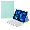 kaitesi Keyboard Case for iPad A16 (11th Gen, 11" 2025)/ iPad 10th Generation 2022 10.9 inch Case with Color Concave Keys Detachable Keyboard Cover (Mint Green) view 1