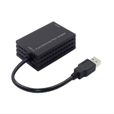 Micro SATA Cables USB 2.0 to SFP Fiber Ethernet Adapter