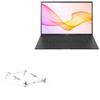 BoxWave Stand and Mount Compatible with LG Gram 17 (17Z90P) - Pocket Aluminum Stand 3-in-1, Portable Multi Angle Viewing Riser - Metallic Silver view 1