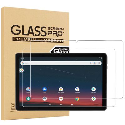 [2-Pack] EpicGadget Glass Screen Protector for Onn 10.1 Inch Tablet Gen 3 (2022 Model:100071485) - Tempered Glass Film/High Definition / 9H Hardness