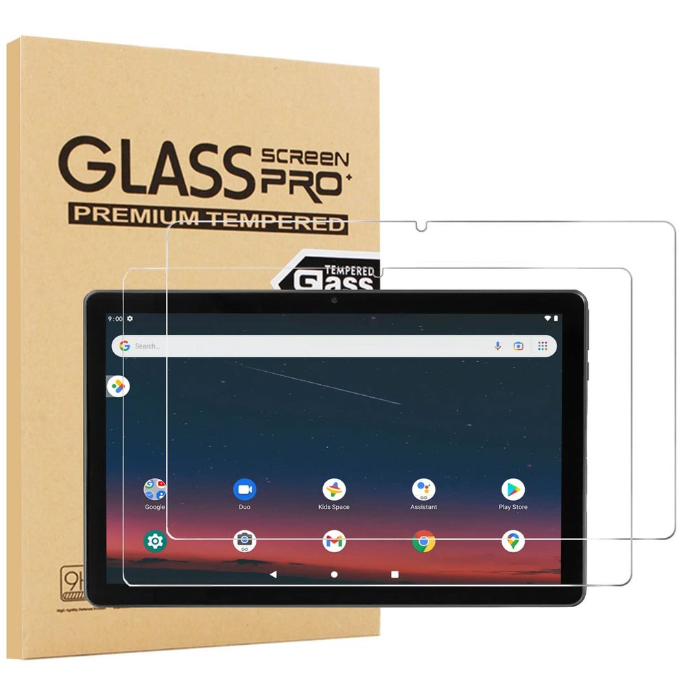 [2-Pack] EpicGadget Glass Screen Protector for Onn 10.1 Inch Tablet Gen 3 (2022 Model:100071485) - Tempered Glass Film/High Definition / 9H Hardness