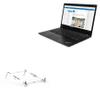 BoxWave Stand and Mount Compatible with Lenovo ThinkPad X13 (21CM) - Pocket Aluminum Stand 3-in-1, Portable Multi Angle Viewing Riser - Metallic Silver view 1