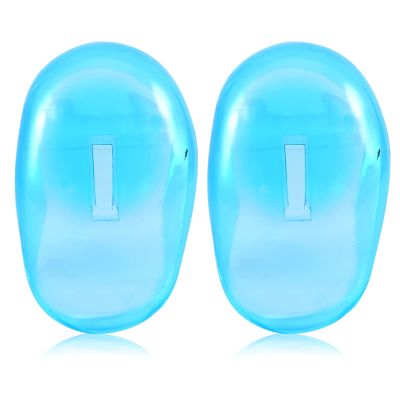 2pcs Blue Ear Cover Anti ing Plastic Guard s Earmuffs From The Dye Hairdressing Bathing Shower Ear Prtotection for Home Salon Use