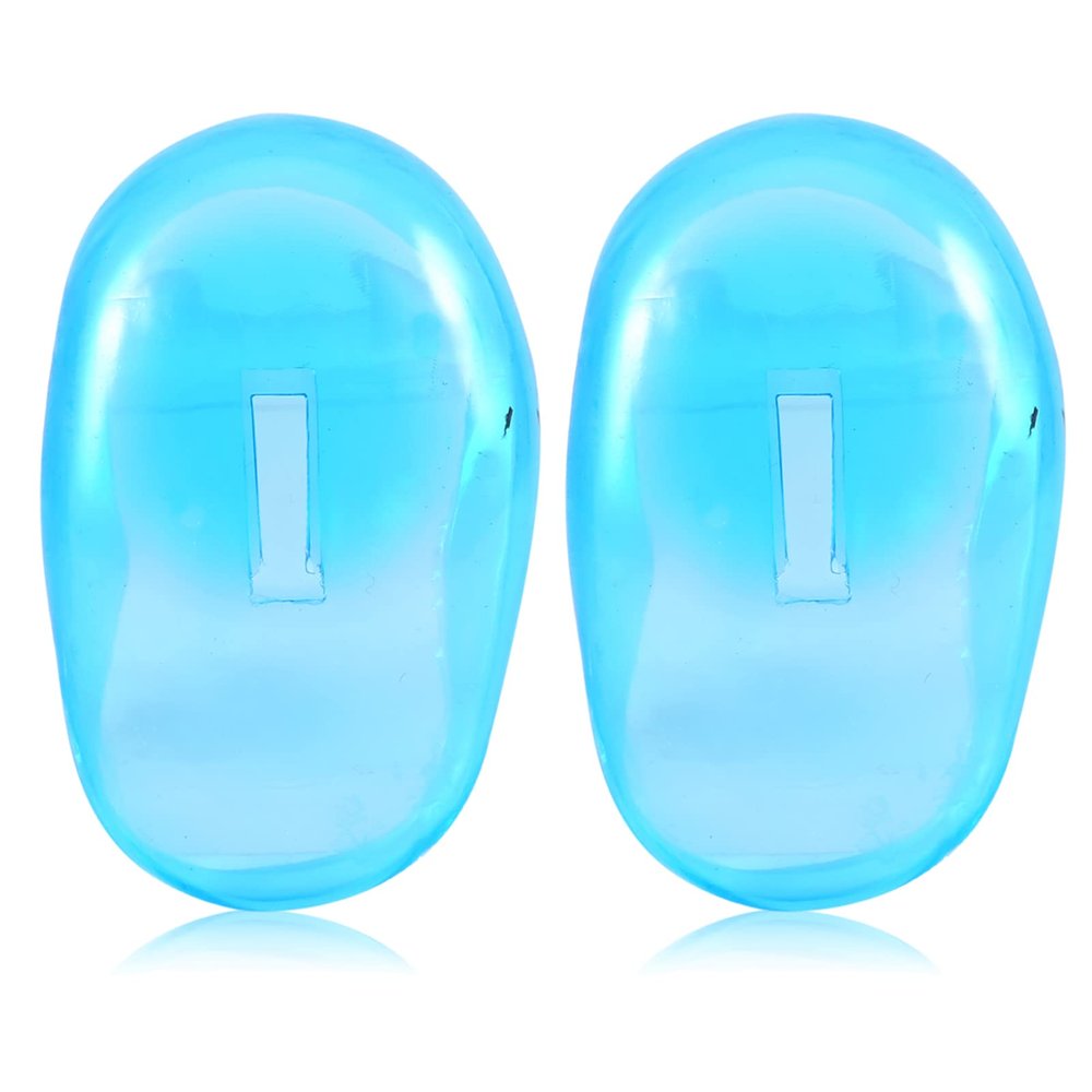 2pcs Blue Ear Cover Anti ing Plastic Guard s Earmuffs From The Dye Hairdressing Bathing Shower Ear Prtotection for Home Salon Use