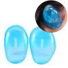 2pcs Blue Ear Cover Anti ing Plastic Guard s Earmuffs From The Dye Hairdressing Bathing Shower Ear Prtotection for Home Salon Use view 2