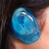 2pcs Blue Ear Cover Anti ing Plastic Guard s Earmuffs From The Dye Hairdressing Bathing Shower Ear Prtotection for Home Salon Use view 4