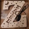 YGM Custom Name Wall Decor LED Wall Lamp Personalized Letter Night Light for Wall Decor Custom Wooden Engraved Name Night Light 26 Letters for Couples Baby Kids Bedroom Custom Wooden Lamp view 3