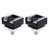 Micro Traders 2PCS Flash Hot Shoe Mount Adapter to 1/4 Thread Hole with 1/4"-20 Male to 1/4"-20 Male Tripod Screw Adapter Compatible with Canon 580EXII/580EX/430EXII/430EX view 1