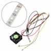 MOOKEENONE 6-Pin Power Adapter Cable Power Switch LED Strip Fan for Pandora Box Series Home Version view 2