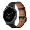 Anrir for Garmin Vivoactive 4S Bands, 18mm Geniue Leather Watch Bands for Garmin Venu 2S/Forerunner 255s/255s Music/Vivomove 3S 39mm Bands, Fossil Women's Gen 6/5E 42mm/Gen 4 Q Venture HR Bands-Black view 1