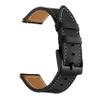 Anrir for Garmin Vivoactive 4S Bands, 18mm Geniue Leather Watch Bands for Garmin Venu 2S/Forerunner 255s/255s Music/Vivomove 3S 39mm Bands, Fossil Women's Gen 6/5E 42mm/Gen 4 Q Venture HR Bands-Black view 2