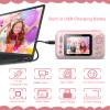 Andoer 1080P Kids Digital Camera Mini Video Camera for Kids 40MP 2.4 Inch IPS Screen 180 Rotatable Lens Cute Photo Frames Fun Games with Neck Strap Mini Desktop 32GB Tripod Birthday for Boys Girls view 2