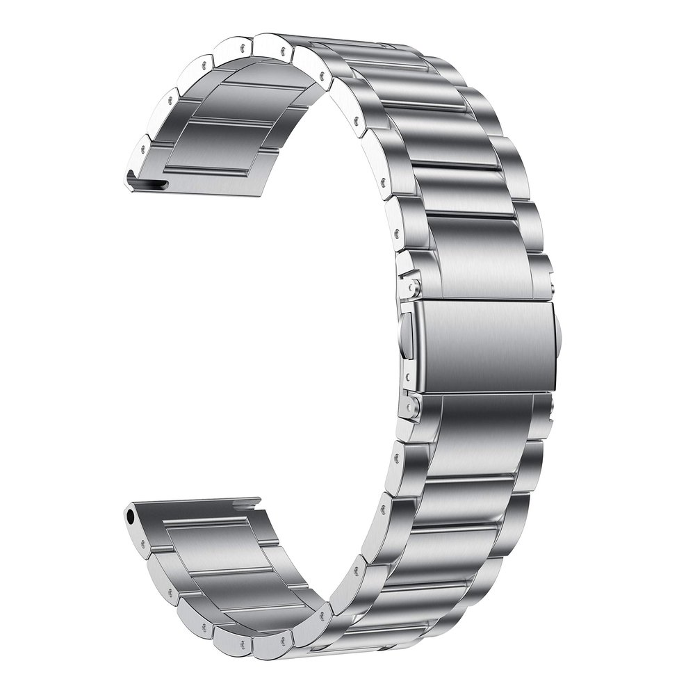 Anrir Bands for Garmin Vivoactive 4S, 18mm Stainless Steel Watch Bands for Garmin Venu 2S/Forerunner 255s/255s Music/Vivomove 3S 39mm Bands, Fossil Women's Gen 6/5E 42mm/Gen 4 Q Venture HR Band-Silver
