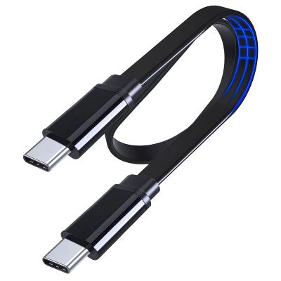 1M Flat USB C to USB C PD 60W Type C Charger Cable for iPhone 17 Air 16 Plus/15 Pro Max,MacBook Air,iPad Pro,iPad Air 5,iPad Mini 6| Galaxy S26 S25 S24 S23 S22 A53 A54 | Pixel 10 9 Pro XL 8 8A 7