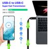 1M Flat USB C to USB C PD 60W Type C Charger Cable for iPhone 17 Air 16 Plus/15 Pro Max,MacBook Air,iPad Pro,iPad Air 5,iPad Mini 6| Galaxy S26 S25 S24 S23 S22 A53 A54 | Pixel 10 9 Pro XL 8 8A 7 view 4