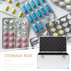 OUNONA Aluminum Storage Box Tool Box Chest Box Pick Up Truck Bed Trailer Box Family First Aid Box Medicine Box Organizer for Home view 4