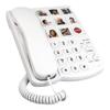 Big Phone for Seniors, LD858HF Key Amplified Telephone Photo Memory Corded Landline for Low, Last Number Redial, Flash, Volume Control, Hands view 1