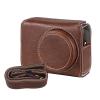 Andoer Portable Camera Case Synthetic Leather Camera Carry Bag with Shoulder Strap Replacement for Ricoh GR3 GR III/ GR3X Camera view 1