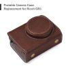 Andoer Portable Camera Case Synthetic Leather Camera Carry Bag with Shoulder Strap Replacement for Ricoh GR3 GR III/ GR3X Camera view 4